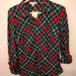 NWT plaid shirt
